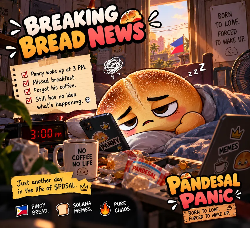 Breaking Bread News: Panny missed breakfast, coffee and his alarm